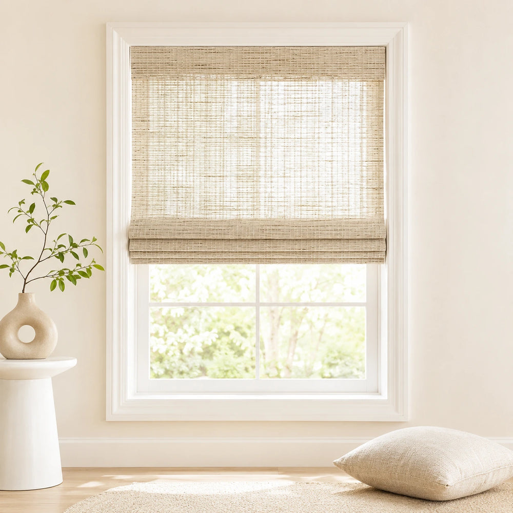 Custom Ivy Marble Woven Bamboo Shades - Standard - Marble DC07-22