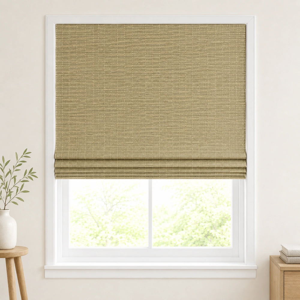 Custom Nomi Hemp Grass Woven Bamboo Shades - Standard - Hemp Grass NA0212