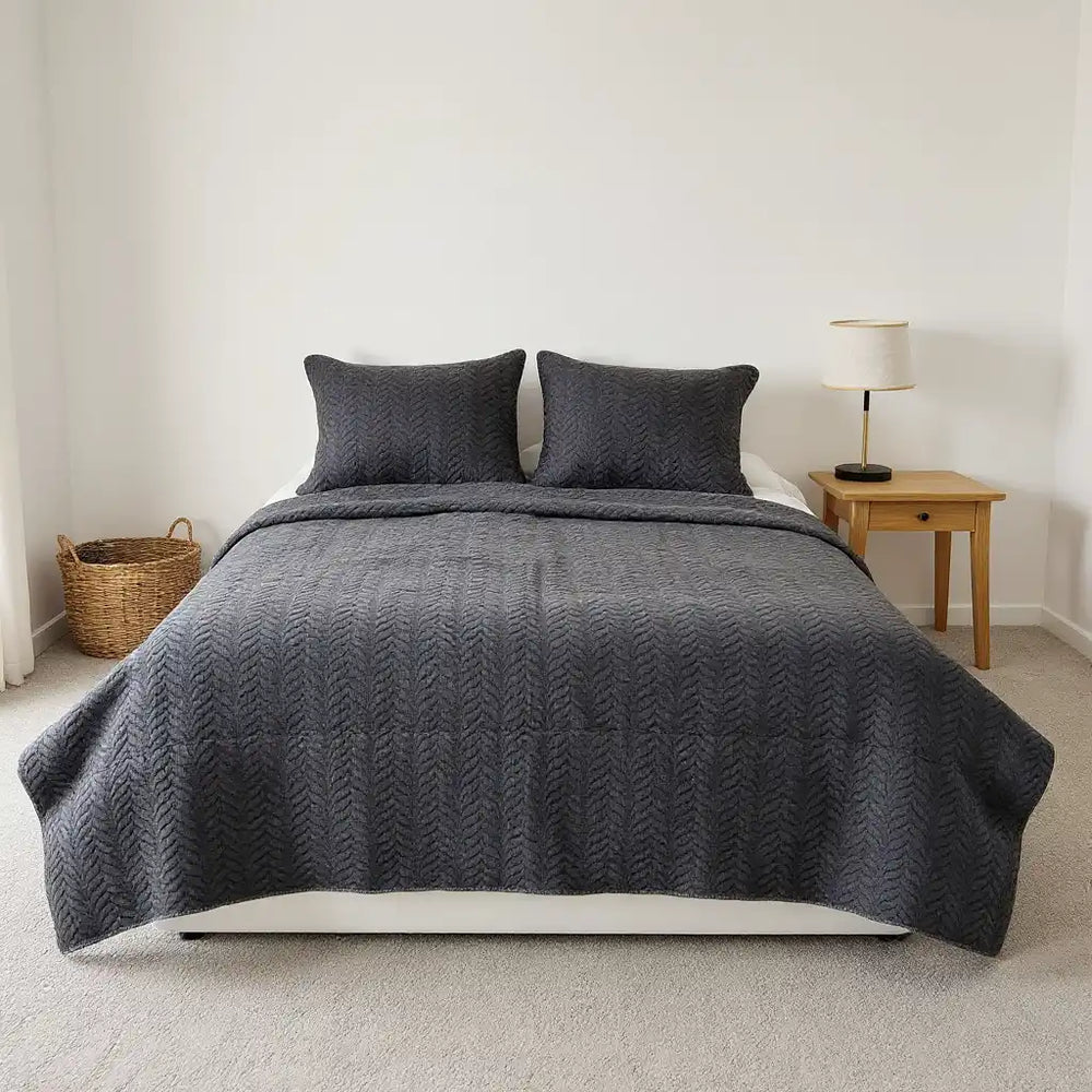 Bedspreads with Basket Weave Pattern - Fredesigner