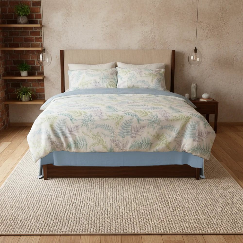 4 Pieces Floral Duvet Cover Printed - Fredesigner