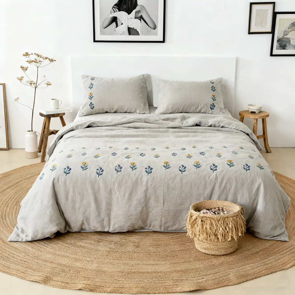 3-Pieces Chic Boho Comforter Cover Set for All Season - Fredesigner