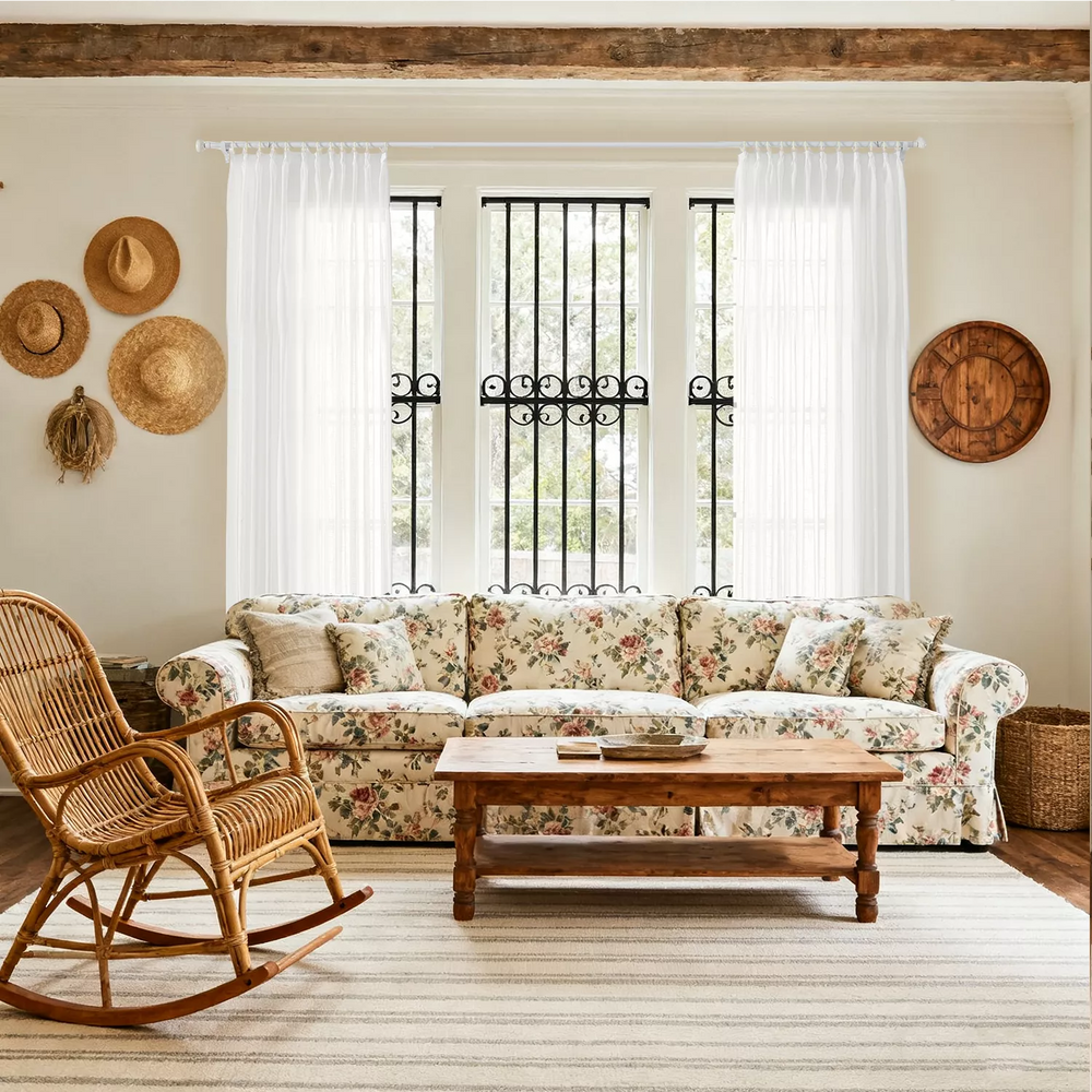 pinch pleat linen drapes