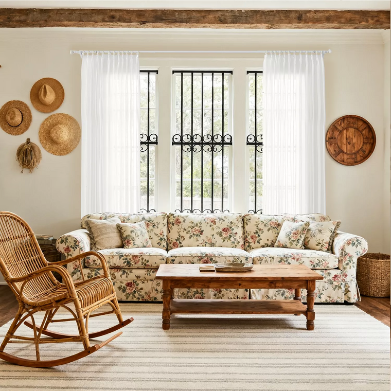 pinch pleat linen drapes