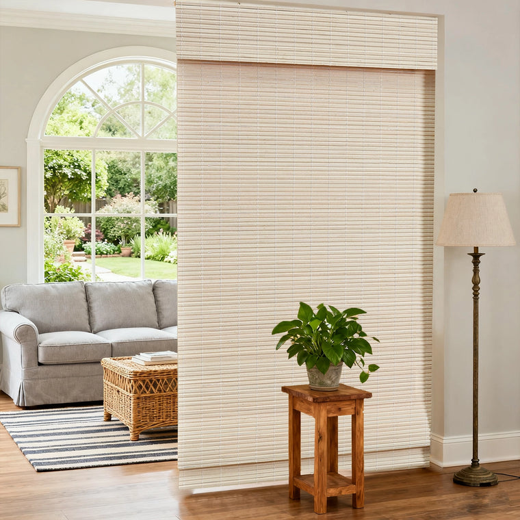 Custom Light Filtering Bamboo Shades