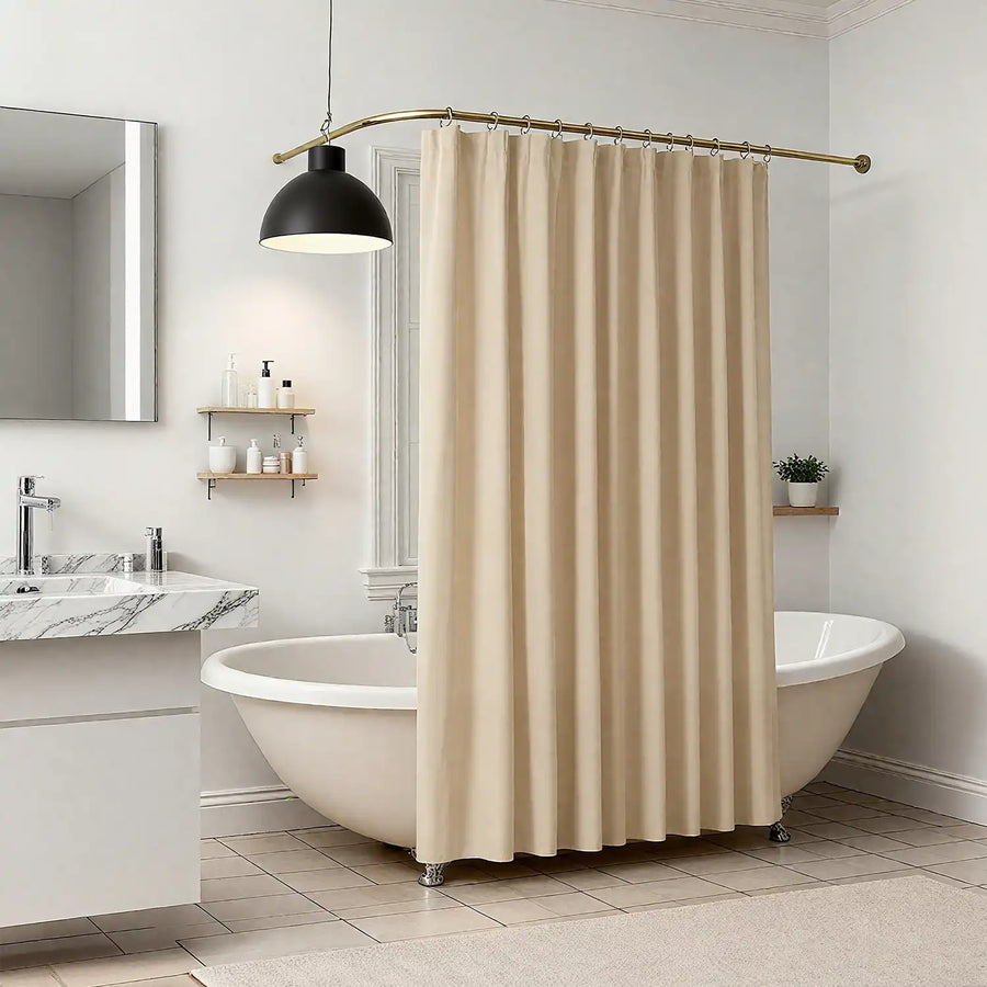 Heavy Duty Long Curtains for Bathroom Showers
