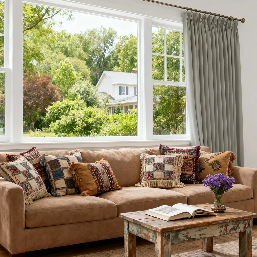 pinch pleated drapes