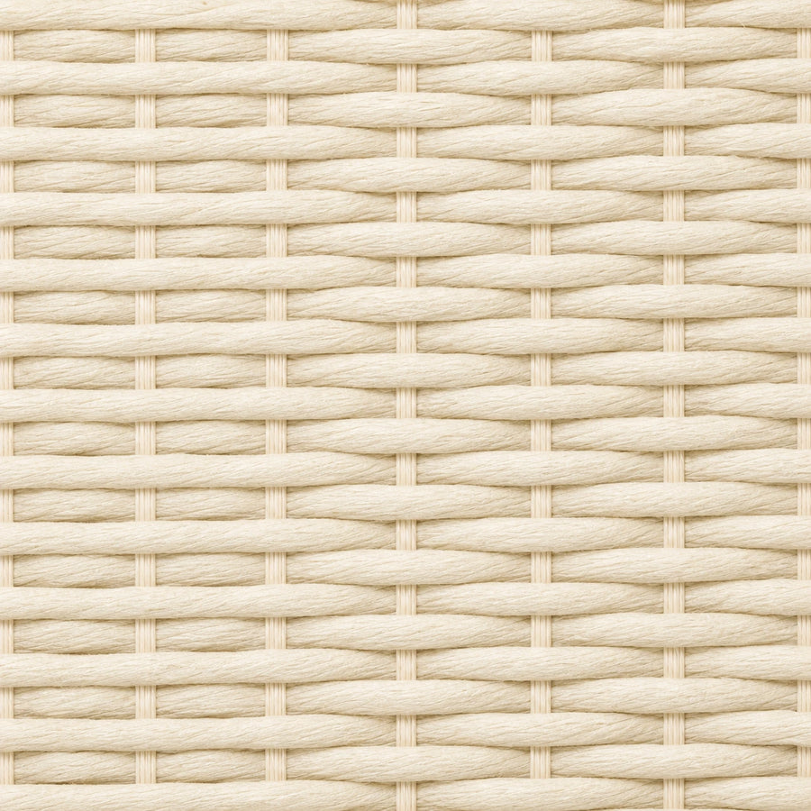 Custom Hazel Pale Almond Top Down Bottom Up Bamboo Shades - Pale Almond woven bamboo material close-up