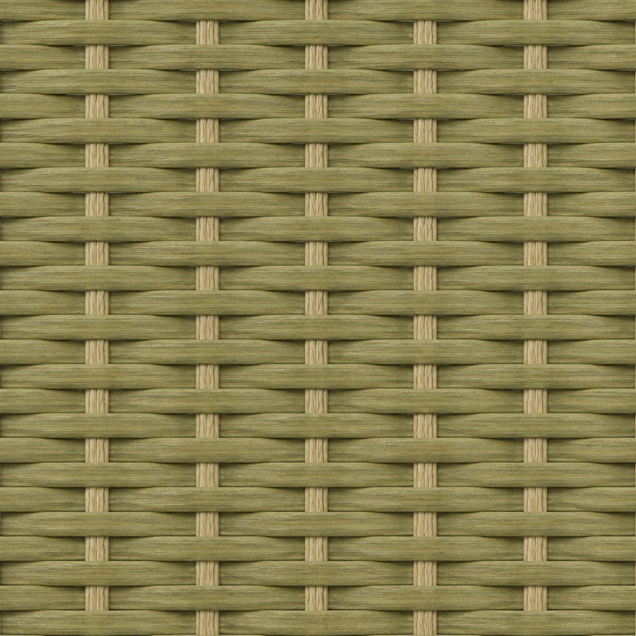 Custom Ivy Olive Green Woven Bamboo Shades - Olive Green woven bamboo material close-up