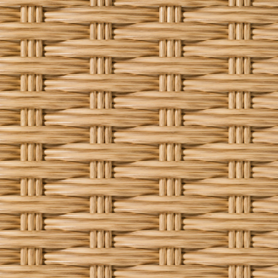 Custom Willow Light Brown Woven Bamboo Shades - Light Brown woven bamboo material close-up