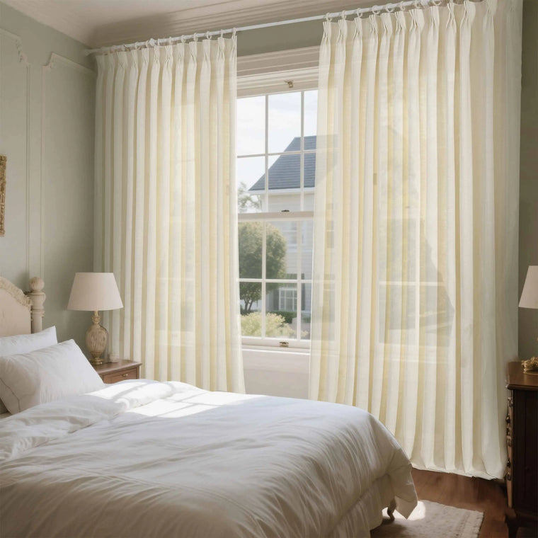 Washable bedroom curtains