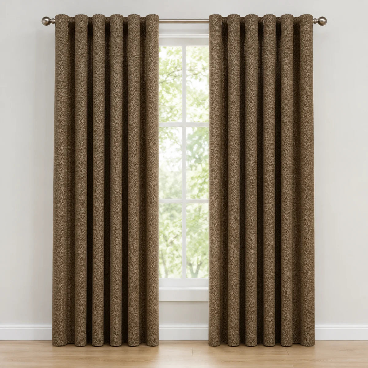 Christmas Baby Nursery Curtains Chevrons - #BLJ17-5 Bronze browser generated product photo