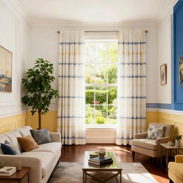 Neutral Plaid Curtains Modern Plaid Curtains Berge - Fredesigner