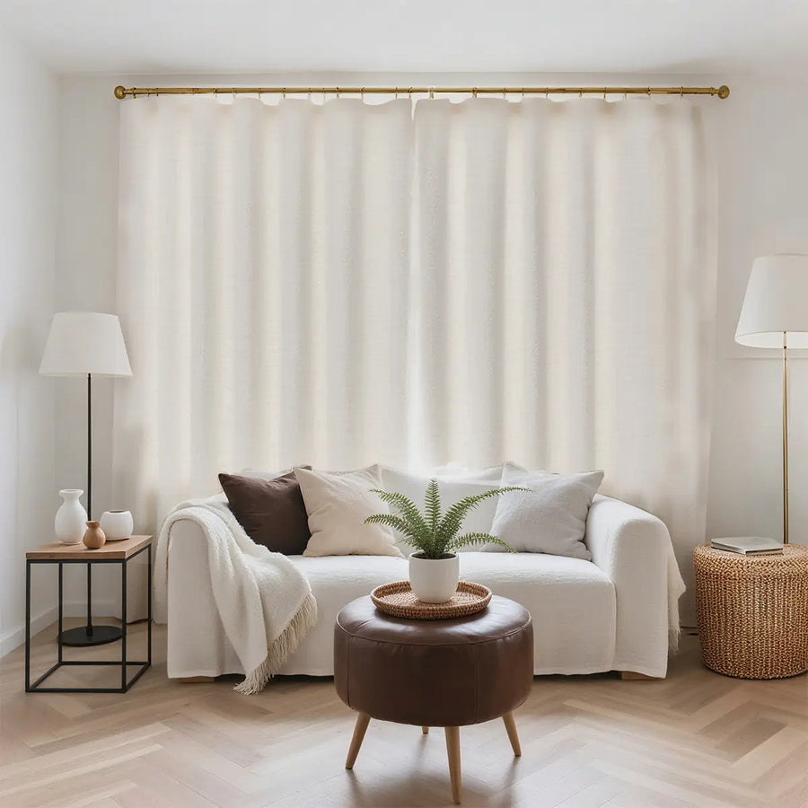 pinch pleated sheers
