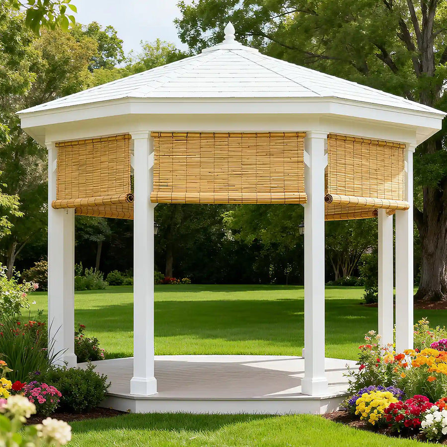 Outdoor Curtain Bamboo Shades For Windows - Hundred - Fredesigner