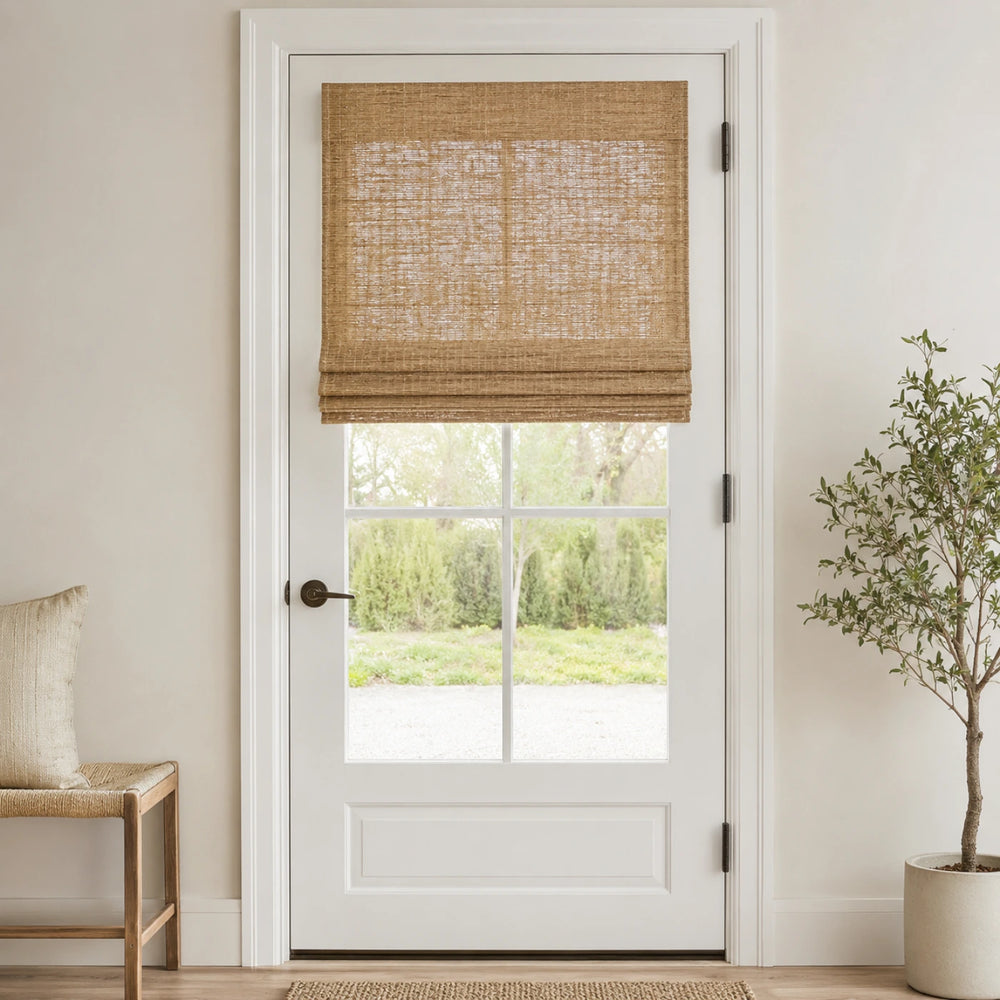 Custom Hazel French Door Bamboo Shades - French Door - French Door H11-1