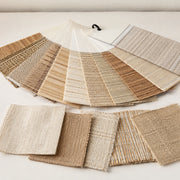 Hazel Bamboo Shade Sample Book - material and color swatches
