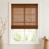 Custom Hazel Chestnut Top Down Bottom Up Bamboo Shades - Top Down Bottom Up - Chestnut H11-2