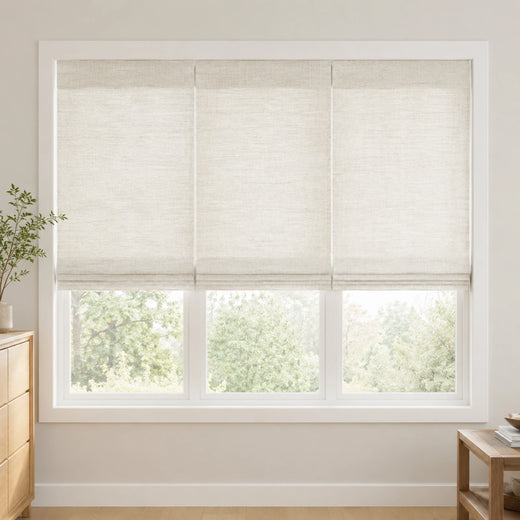 Custom Ivy 3 Shades on 1 Headrail Bamboo Shades - 3 Shades on 1 Headrail - 3 Shades on 1 Headrail DC01-01