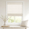 Custom Ivy Bone White Woven Bamboo Shades - Standard - Bone White DP60-01