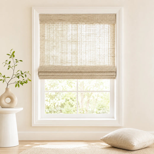 Custom Ivy Marble Woven Bamboo Shades - Standard - Marble DC07-22