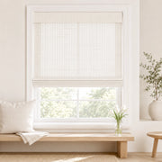 Custom Ivy Snow Woven Bamboo Shades - Standard - Snow DC01-01