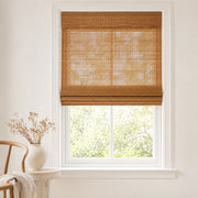 Custom Ivy Tawny Woven Bamboo Shades - Standard - Tawny 103-21