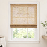 Custom Ivy Freckle Top Down Bottom Up Bamboo Shades - Top Down Bottom Up - Freckle M-2002