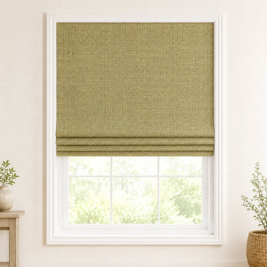Custom Natural Ginkgo Woven Bamboo Shades - Standard - Ginkgo NU-08