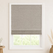 Custom Natural Sesame Gray Woven Bamboo Shades - Standard - Sesame Gray NU-10