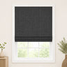 Custom Natural Black Gray Top Down Bottom Up Bamboo Shades - Top Down Bottom Up - Black Gray NU-04