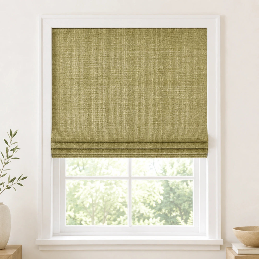 Custom Natural Ginkgo Top Down Bottom Up Bamboo Shades - Top Down Bottom Up - Ginkgo NU-08