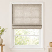 Custom Natural Sesame Gray Top Down Bottom Up Bamboo Shades - Top Down Bottom Up - Sesame Gray NU-10