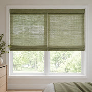 Custom Nomi 2 Shades on 1 Headrail Bamboo Shades - 2 Shades on 1 Headrail - 2 Shades on 1 Headrail NA1323