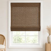 Custom Nomi Tree Bark Woven Bamboo Shades - Standard - Tree Bark NA1903