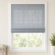 Custom Nomi Grayish Blue Top Down Bottom Up Bamboo Shades - Top Down Bottom Up - Grayish Blue NA0822
