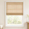 Custom Nomi Sandstone Top Down Bottom Up Bamboo Shades - Top Down Bottom Up - Sandstone NA002