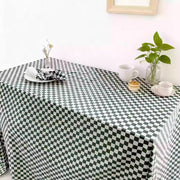 Plaid Table Cover Wrinkle Free for Kitchen - Fredesigner