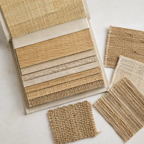 Reed Bamboo Shade Sample Book - material and color swatches