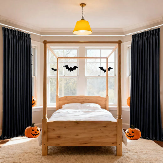 halloween curtains for living room
