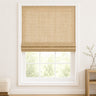 Custom Ramie Coconut Woven Bamboo Shades - Standard - Coconut JU-04