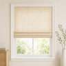Custom Ramie Cream Woven Bamboo Shades - Standard - Cream D13-02