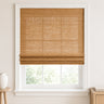 Custom Ramie Honeynut Woven Bamboo Shades - Standard - Honeynut D15-04