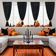 halloween curtains for living room