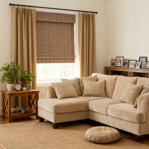 curtains over blinds ideas
