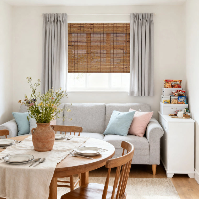 Customized Window Shades for Living Room