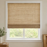 Custom Willow Motorized Bamboo Shades and Blinds - motorized woven bamboo shade