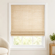 Custom Willow Cream Woven Bamboo Shades - Standard - Cream W07-7