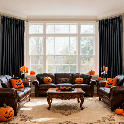 Halloween Curtains for Bedroom Bolonia - WinCurtain