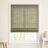 Custom Willow Gray Green Woven Bamboo Shades - Standard - Gray Green W07-2