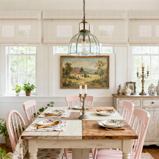 Roman Blinds for Dining Room